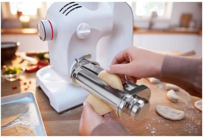 Bosch Pastawalze Lasagne MUZ5NV1, Pastawalze für Lasagne, Nudelplatten, Lasagne Nudelvorsatz, Pasta-