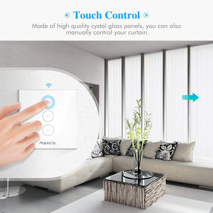 Smart Rolladen Zeitschaltuhren, Maxcio Wlan Rolladen Jalousie Vorhang Schalter, Kompatibel mit Alexa