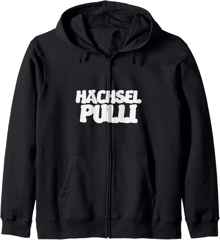 Hächsel Pulli, Lustiger Spruch, Bauernhof und Traktor Motiv Kapuzenjacke