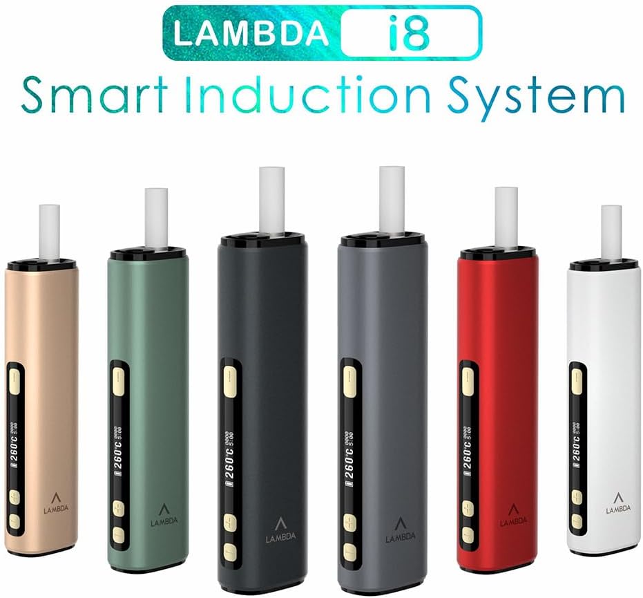 LAMBDA i8 HNB Heat-not-burn-Geräte, Berührungslose Elektromagnetische Induktionsheizung, OLED 3200mA