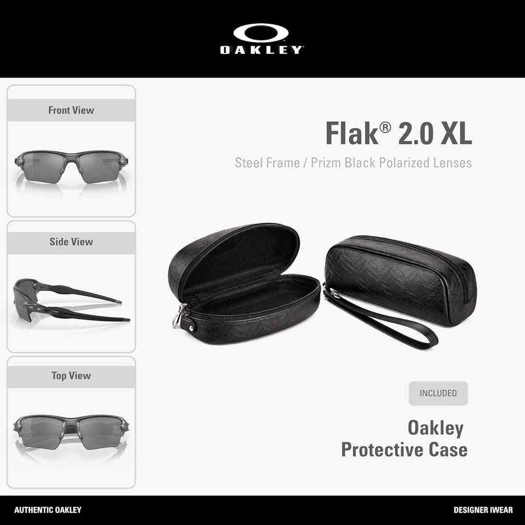 Oakley Sonnenbrille Flak 2.0 XL 59 Steel, 59 Steel