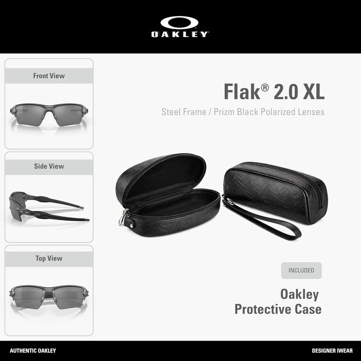 Oakley Sonnenbrille Flak 2.0 XL 59 Steel, 59 Steel