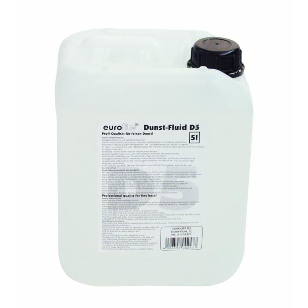 EUROLITE D-5 Dunst-Fluid 5 Liter für Hazer | Dunstnebelflüssigkeit für Dunstgeneratoren