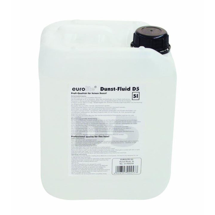 EUROLITE D-5 Dunst-Fluid 5 Liter für Hazer | Dunstnebelflüssigkeit für Dunstgeneratoren