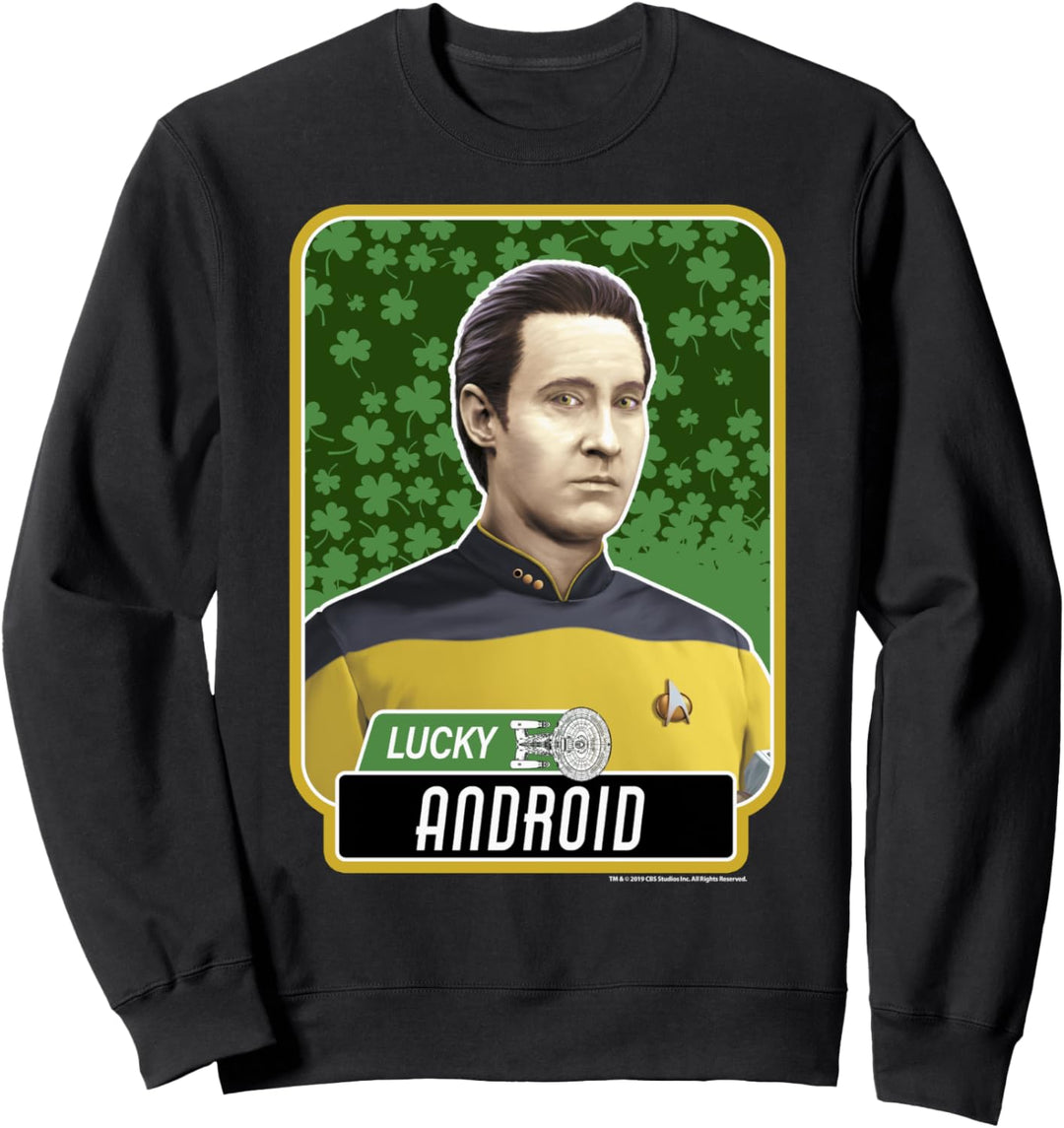 Star Trek Next Generation St. Patty's Android Sweatshirt
