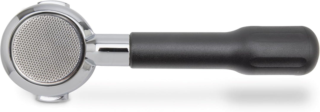 Lelit PLA570S LELIT57 Bottomless Siebträger mit klassischem, Metall, Schwarzfarbig Griff, 57.35mm