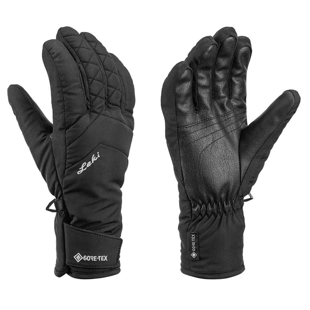 LEKI Damen Sveia GTX Handschuhe Skihandschuhe Fingerhandschuhe EU 6 Schwarz, EU 6 Schwarz