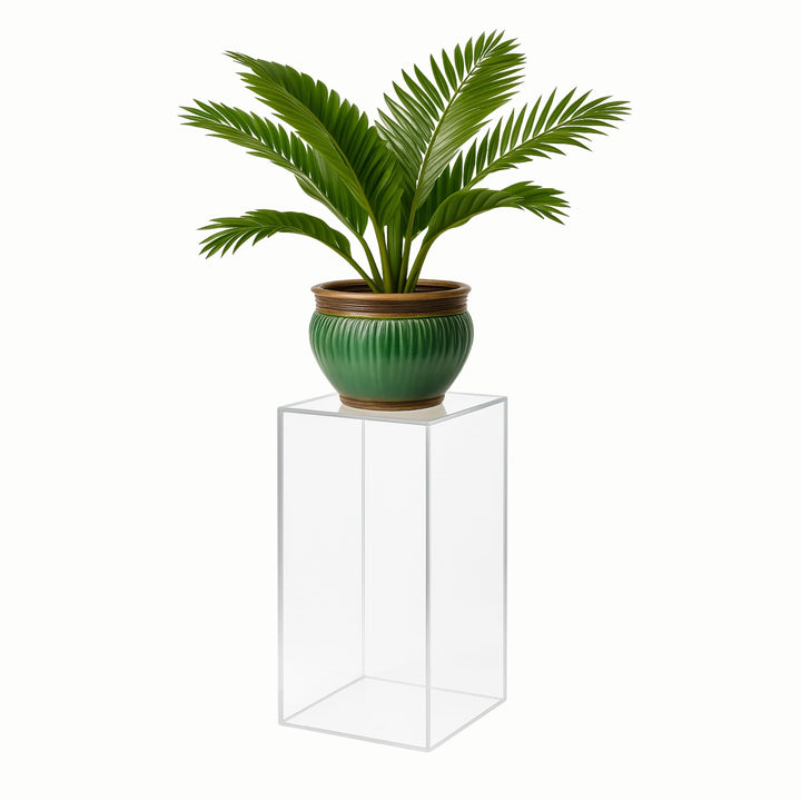 StarK® Blumenständer,Premium Acrylglas Dekosäule belastbar bis 30kg,Blumensäule,Pflanzenständer,Pode