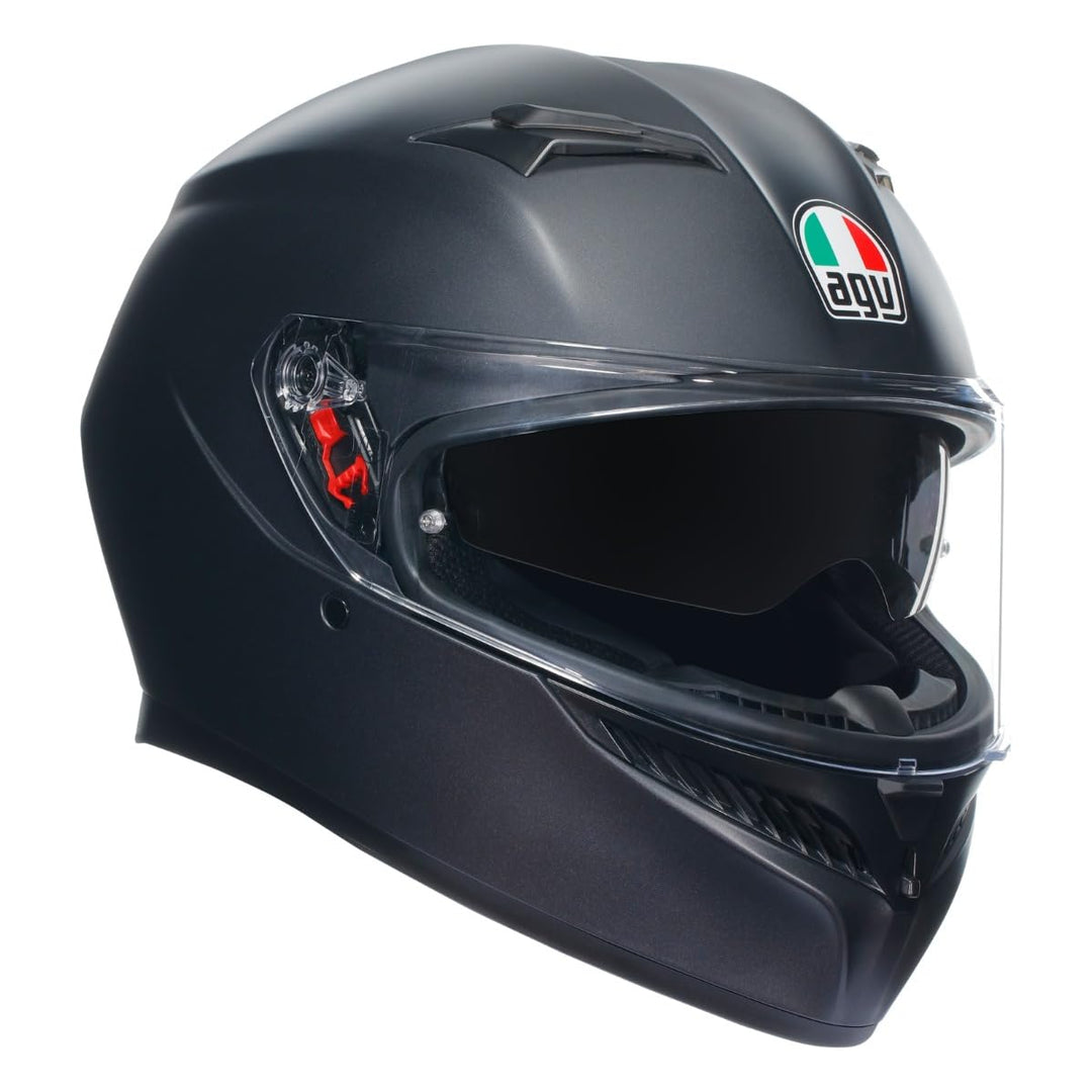 AGV - K3 E2206 MPLK Motorradhelm, Herren Integralhelm, ECE Vollvisierhelm mit Schweissabsorption, Sp