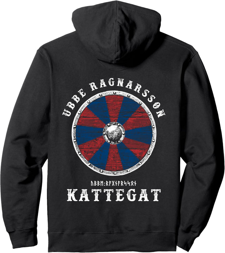 Ubbe Ragnarsson - Kattegat Wikinger Schild Pullover Hoodie