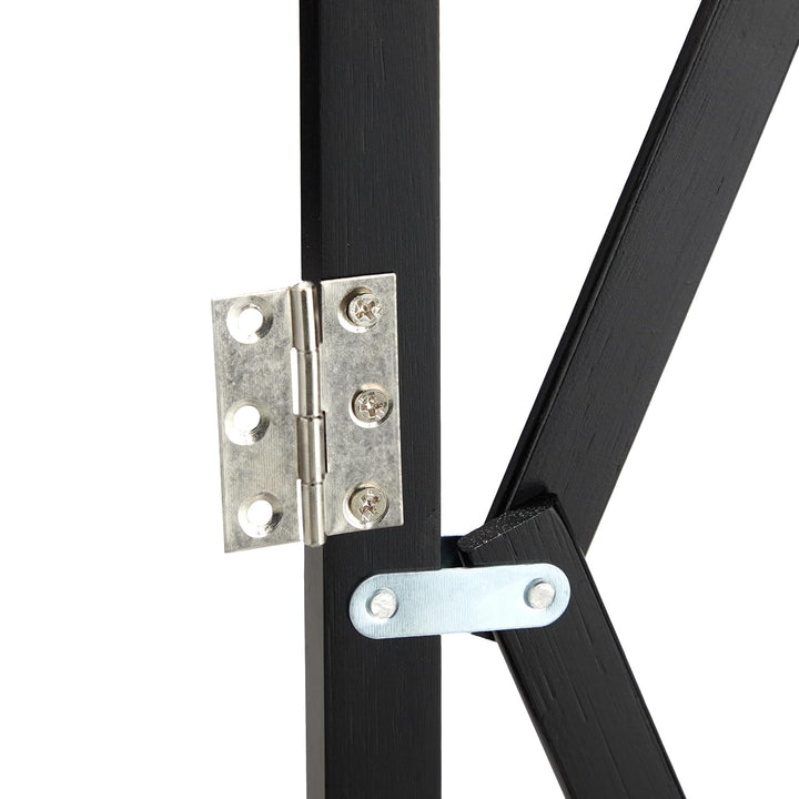 Relaxdays Hundeabsperrgitter ausziehbar bis 96 cm, 48,5-60 cm hoch, Bambus, Hunde Schutzgitter für T