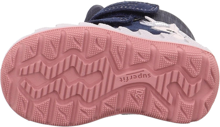 Superfit Mädchen Icebird Warm Gefütterte Gore-tex Schneestiefel 35 EU Weit Blau Rosa 8010, 35 EU Wei
