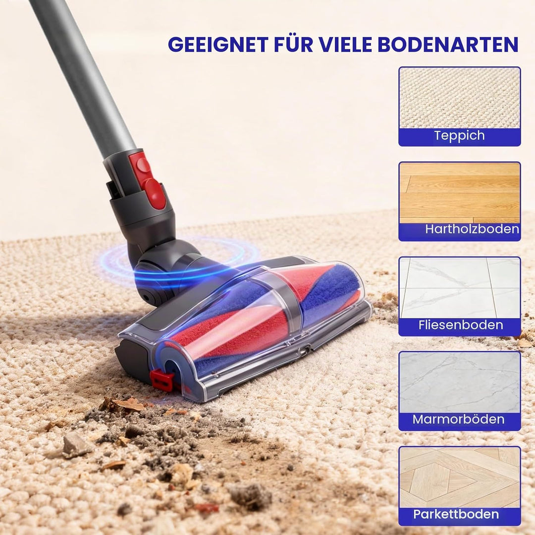 Bürste Soft-Walzenkopf kompatibel für Dyson V7 V8 V10 V11 V15 SV10 SV11 SV12 SV14 Akku-Staubsauger,