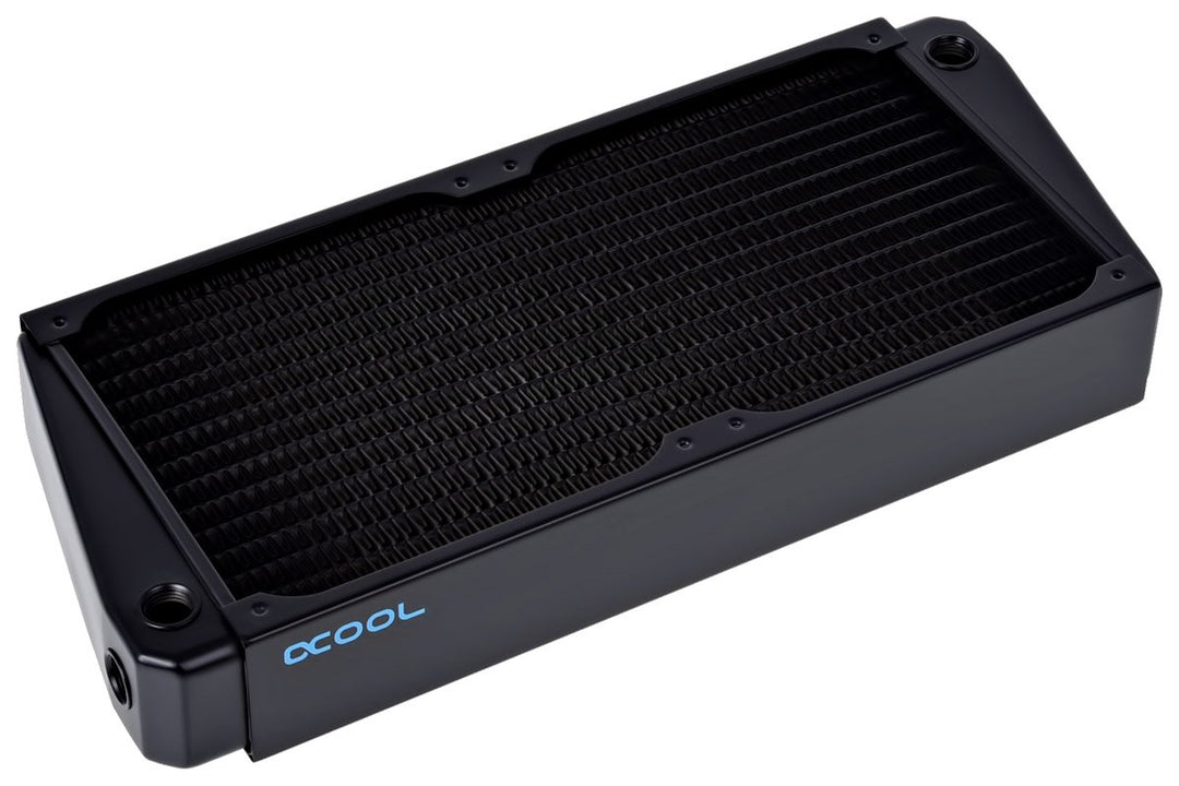 Alphacool 14245 NexXxoS XT45 Full Copper X-Flow Radiator - CPU Wasserkühlung - 280mm, Kupfer / Schwa
