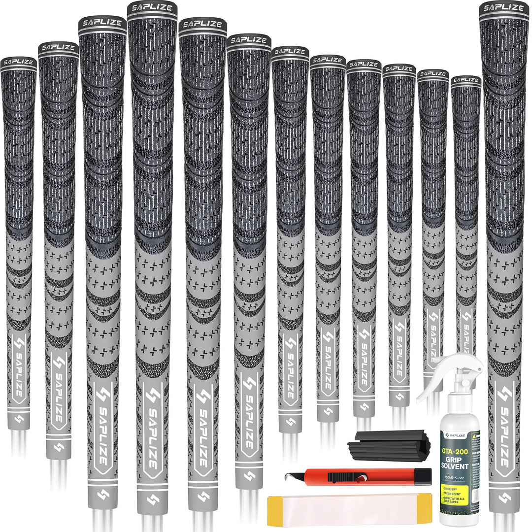 SAPLIZE CL03 Hybrid Golfgriffe, 13 Stück, Optionen des Basis-Sets (13 Griffe) oder Deluxe-Kit (13 Gr