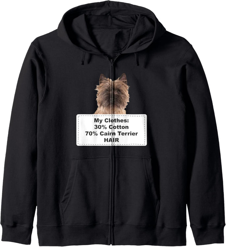 Funny Shedding Dog Cairn Terrier Kapuzenjacke