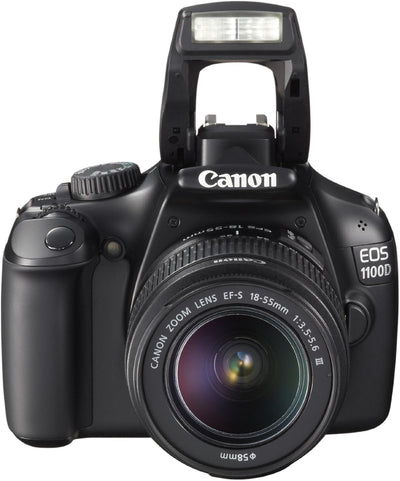 Canon EOS 1100D SLR-Digitalkamera (12 Megapixel, 6,9 cm (2,7 Zoll) Display, HD-Ready, Live-View) Kit