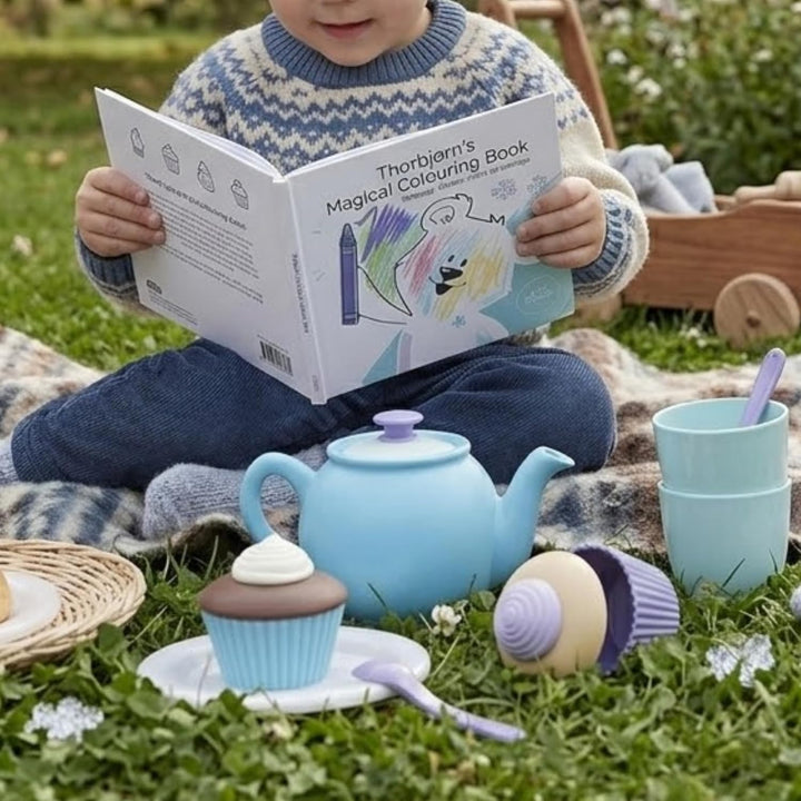 Dantoy – Thorbjorns Tee Servier Set - Geschirrset - 16 Teilen - Für Kinder ab 2 Jahre - Spielzeug -
