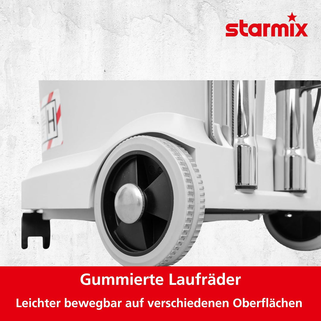 Starmix Nass-Trockensauger Energetic APDH-1430 (Sauger mit max. 1.400 Watt, 220 mbar, 30-l-Behälter,