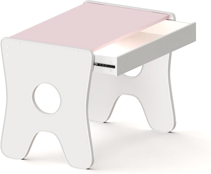 Happy Babies - Kinderschreibtisch-Stuhl-Set, ergonomischer Spieltisch mit geräumiger Schublade - Kin