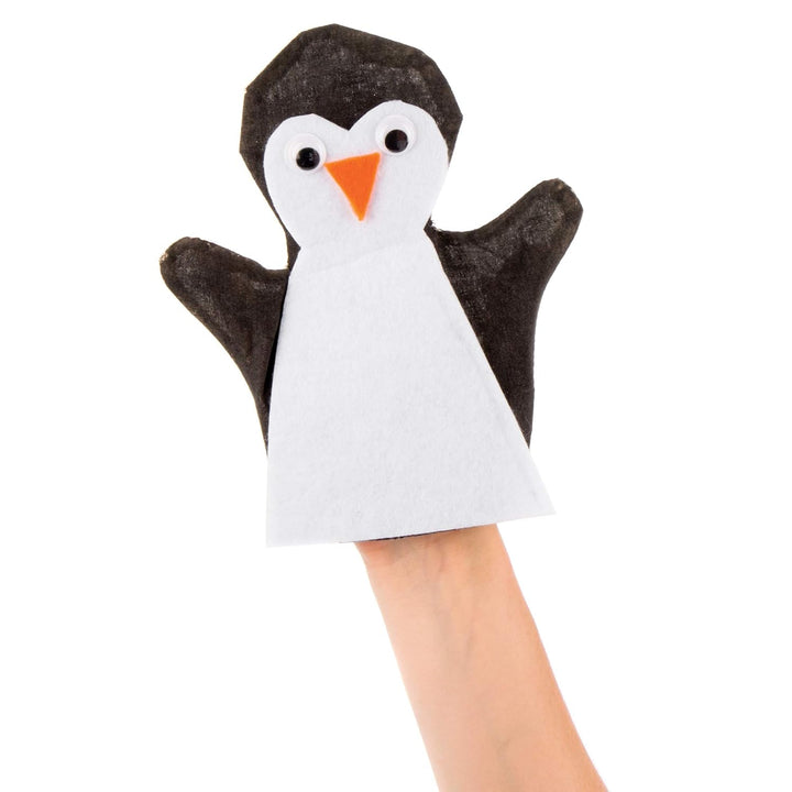Baker Ross E562 Weisse Handpuppen aus Stoff - zum Basteln und Dekorieren für Kinder - für Puppenspie