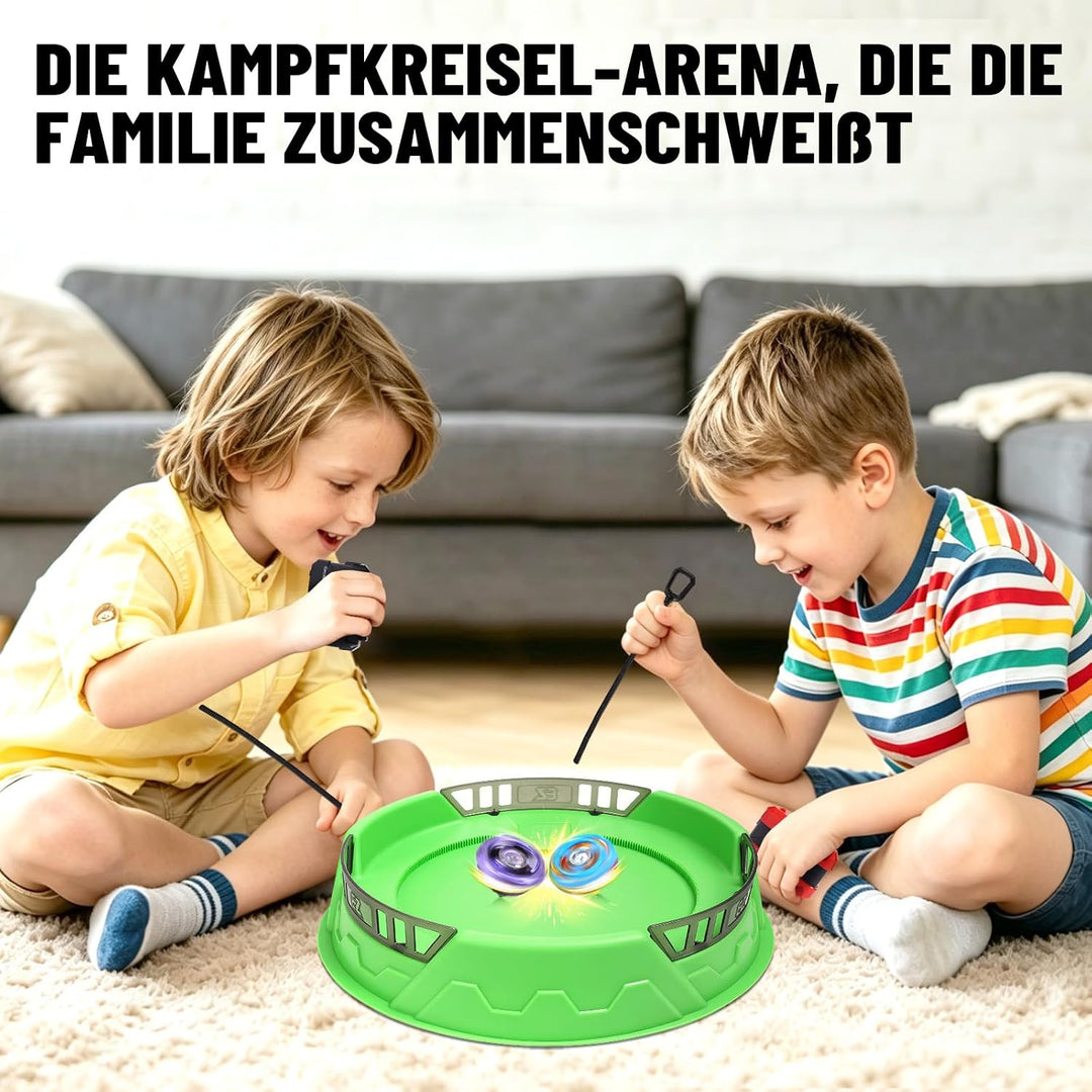 X Stadion Kampfset, Spinning Tops Arena mit X-Speedstrecke | kompatibel mit X-Spielzeug-Kreiseln, gr