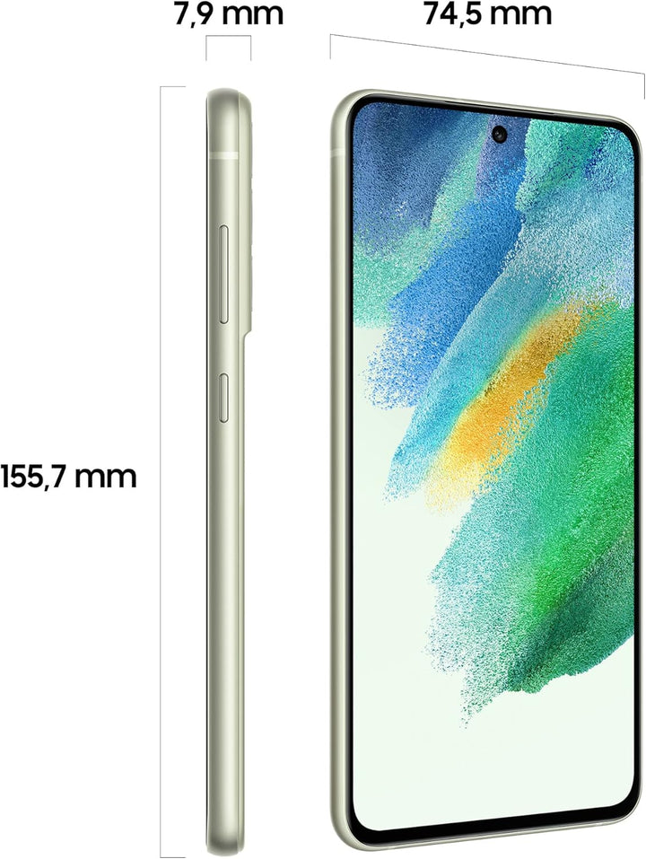 Samsung Galaxy S21 FE 5G 128GB Olive EU [16,29cm (6,4") OLED Display, Android 12, 12MP Triple-Kamera