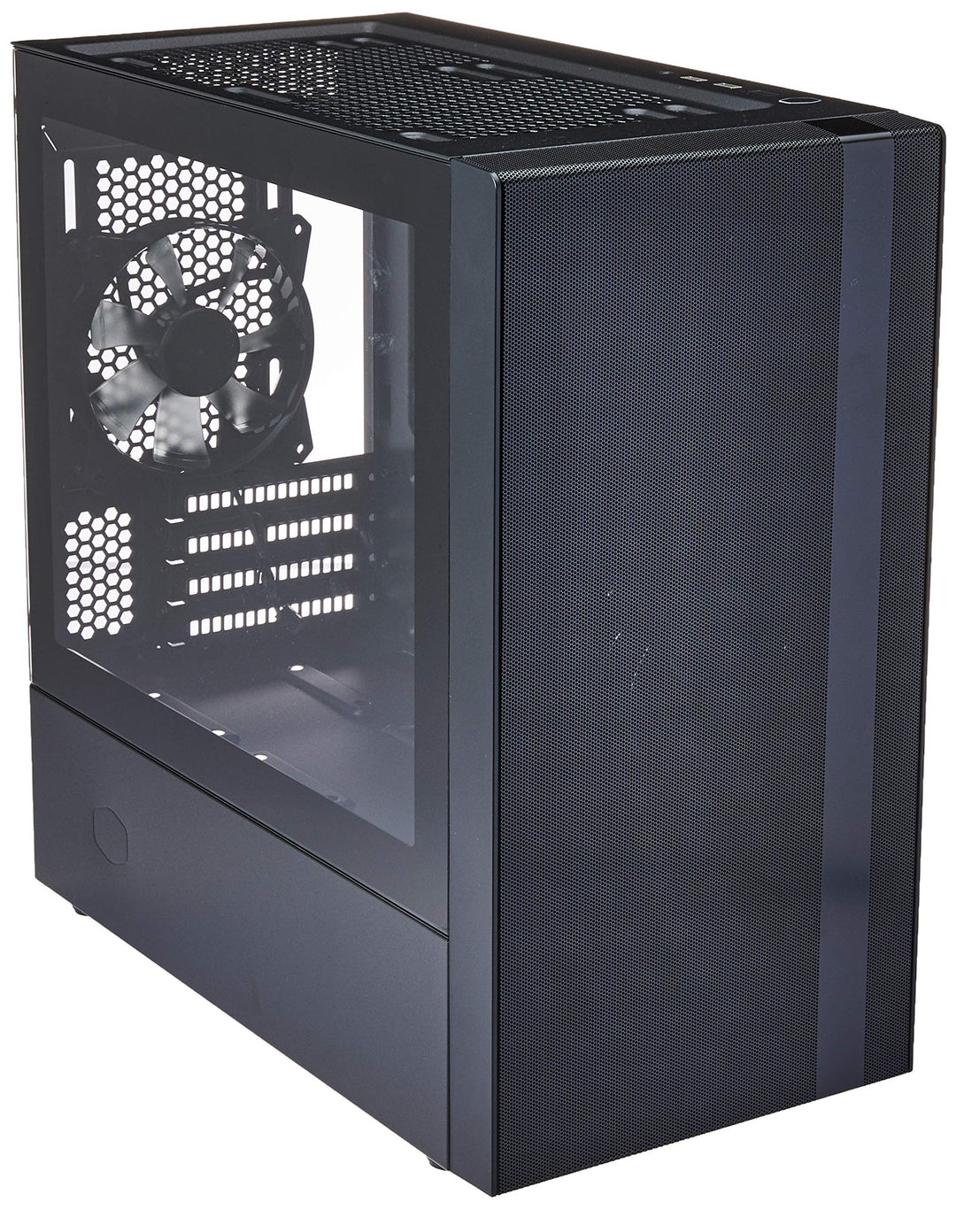 Cooler Master – NR400 – PC-Gehäuse Micro ATX (1 Fenster, 2 x Lüfter 120 mm) – Schwarz NR400 ohne ODD