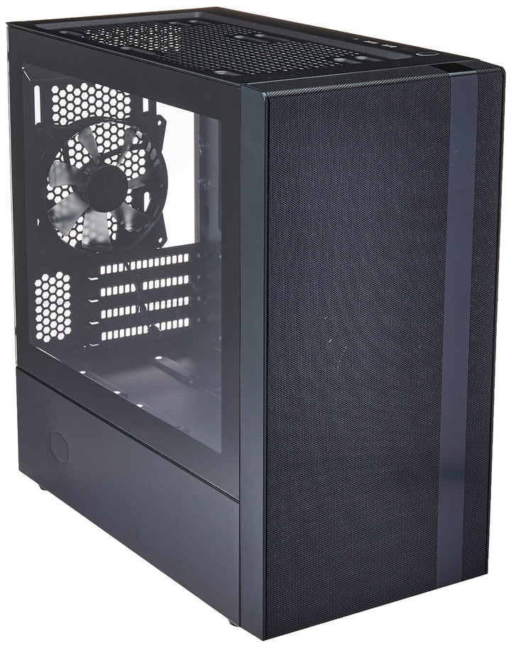 Cooler Master – NR400 – PC-Gehäuse Micro ATX (1 Fenster, 2 x Lüfter 120 mm) – Schwarz NR400 ohne ODD