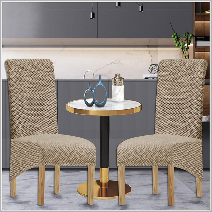KELUINA XL Stuhlhussen,Universal Stretch Stuhlhussen 2er 4er 6er Set Stuhlbezug für Stuhl Esszimmer(