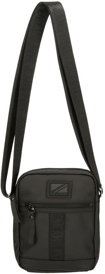 Pepe Jeans Hoxton Umhängetaschen und Kulturbeutel, Schwarz und Blau, Polyester PU, verschiedene Grös