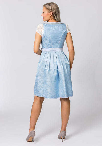Stockerpoint Damen Dirndl Maya Kleid für besondere Anlässe 34 Hellblau, 34 Hellblau