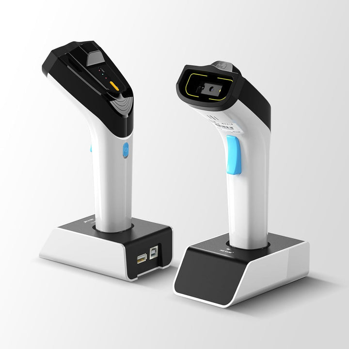 NETUM Wireless Hybrid RFID 2D-Barcode-Scanner, UHF-RFID-Tags-Leser und 1D/2D-QR-Barcode-Scan, Verbin