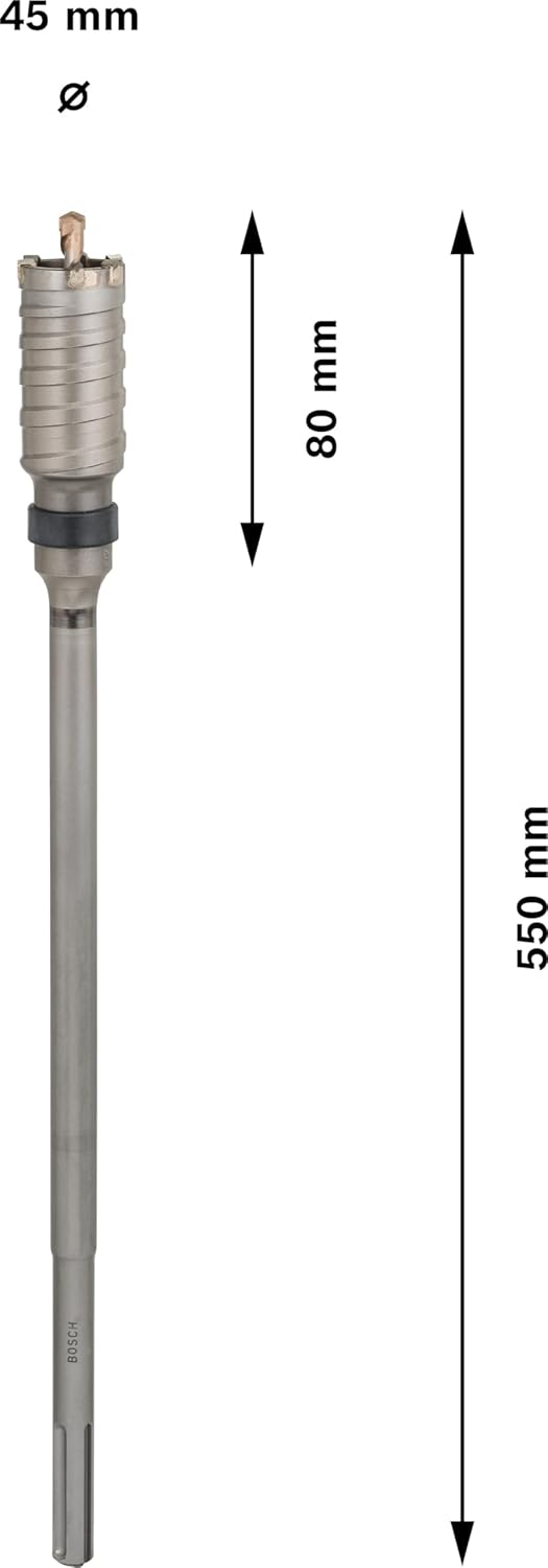 Bosch Professional Hohl-Bohrkrone SDS-max-9 Core Cutter einteilig (Ø 45 mm) 45 mm 550 mm, 45 mm 550