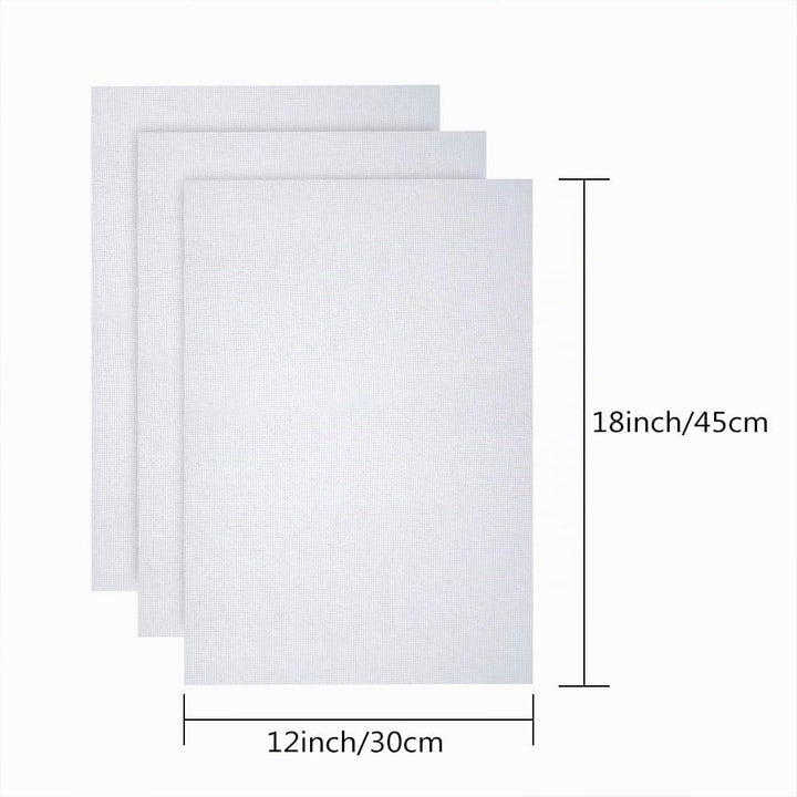Pllieay Stickerei Set, Embroidery Kit mit Anleitung, 5 Bambus-Stickrollen, 100 Stickgarn, 3 Aida-Tüc