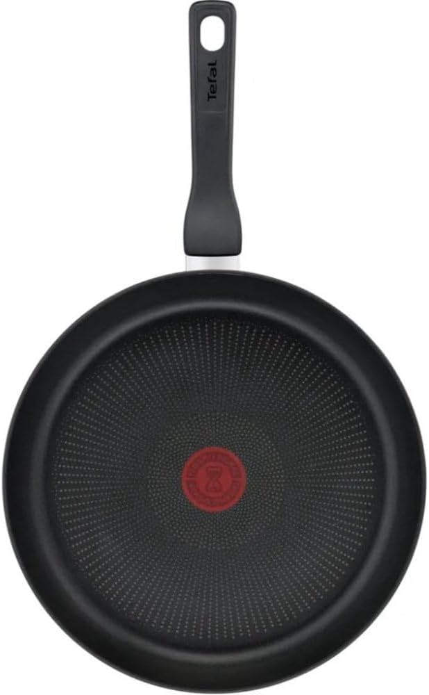 Tefal Hard Titanium Pro Pfannenset, Bratpfannen Ø24/28cm, Extra tief, Induktion, Aluminium, Schwarz