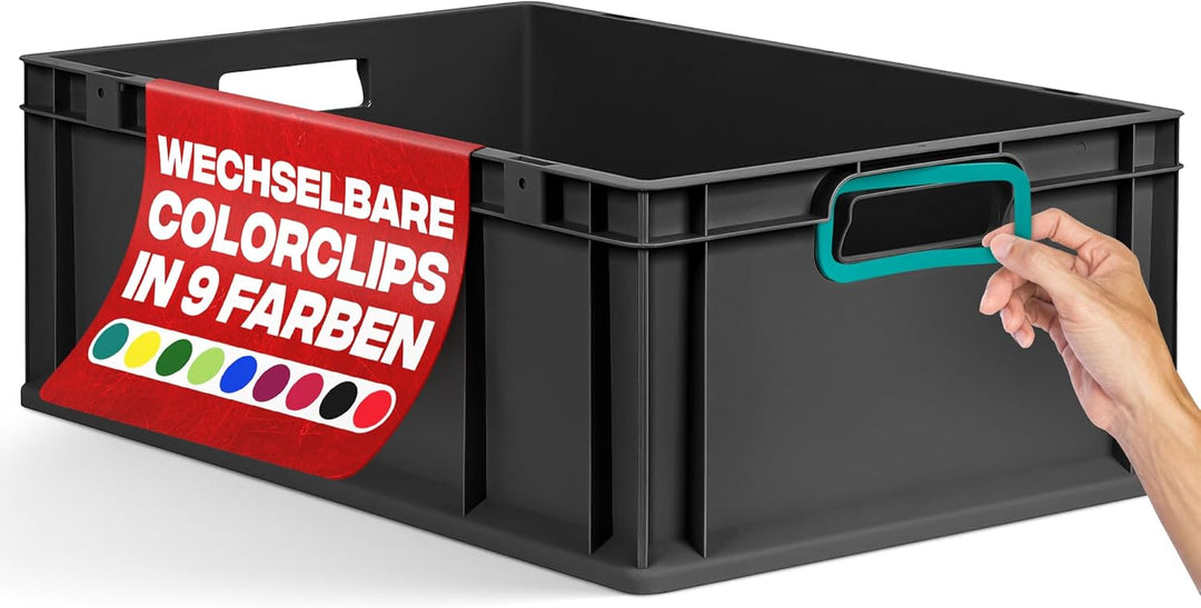 aidB Eurobox NextGen 2.0 Cycle - 600x400x220mm – 44L Aufbewahrungsbox aus recyceltem Material - Stap