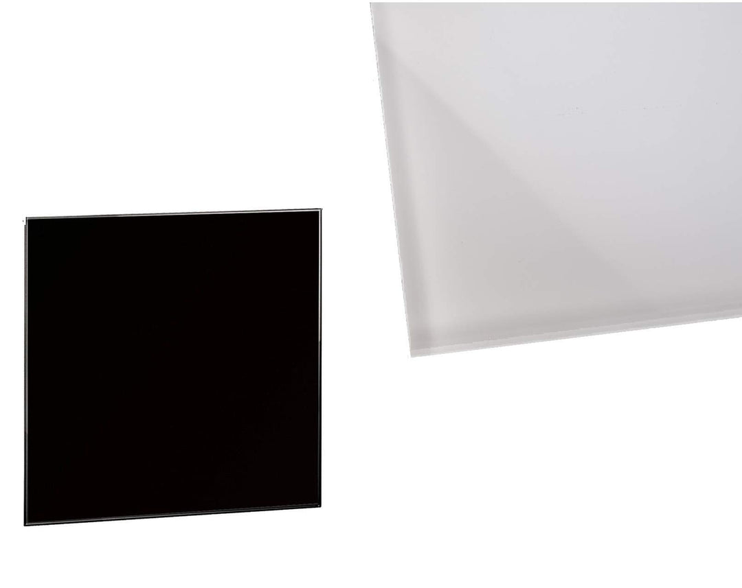 Euro Tische Glasplatte und Tischplatte 45x45cm in Quadratisch Gestalt, Glasboden mit 6mm ESG Sicherh