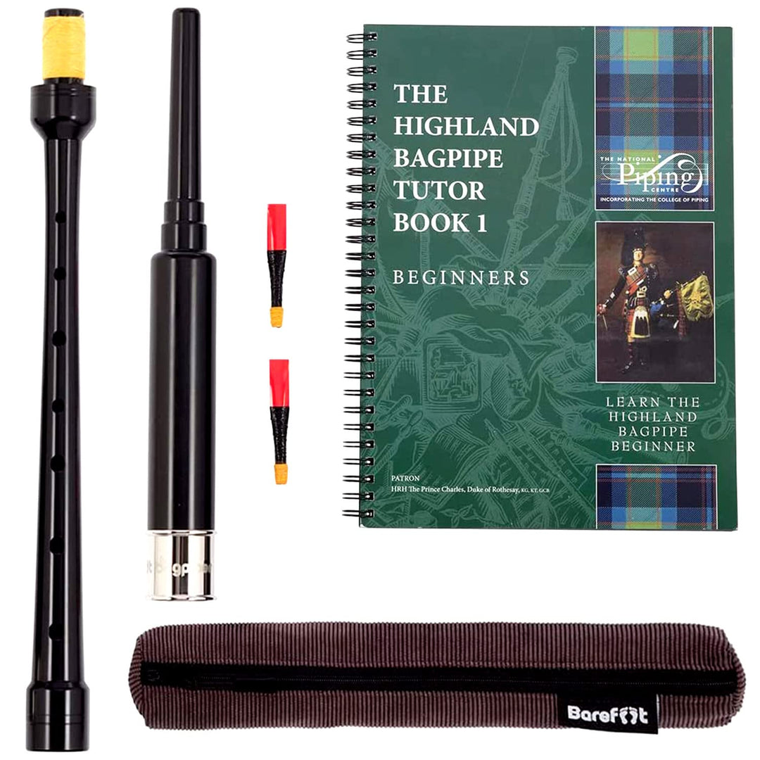 Barefoot Dudelsack Übungssack Chanter Standardlänge 45,7 cm Inklusive brauner Tragetasche. 2 Quality