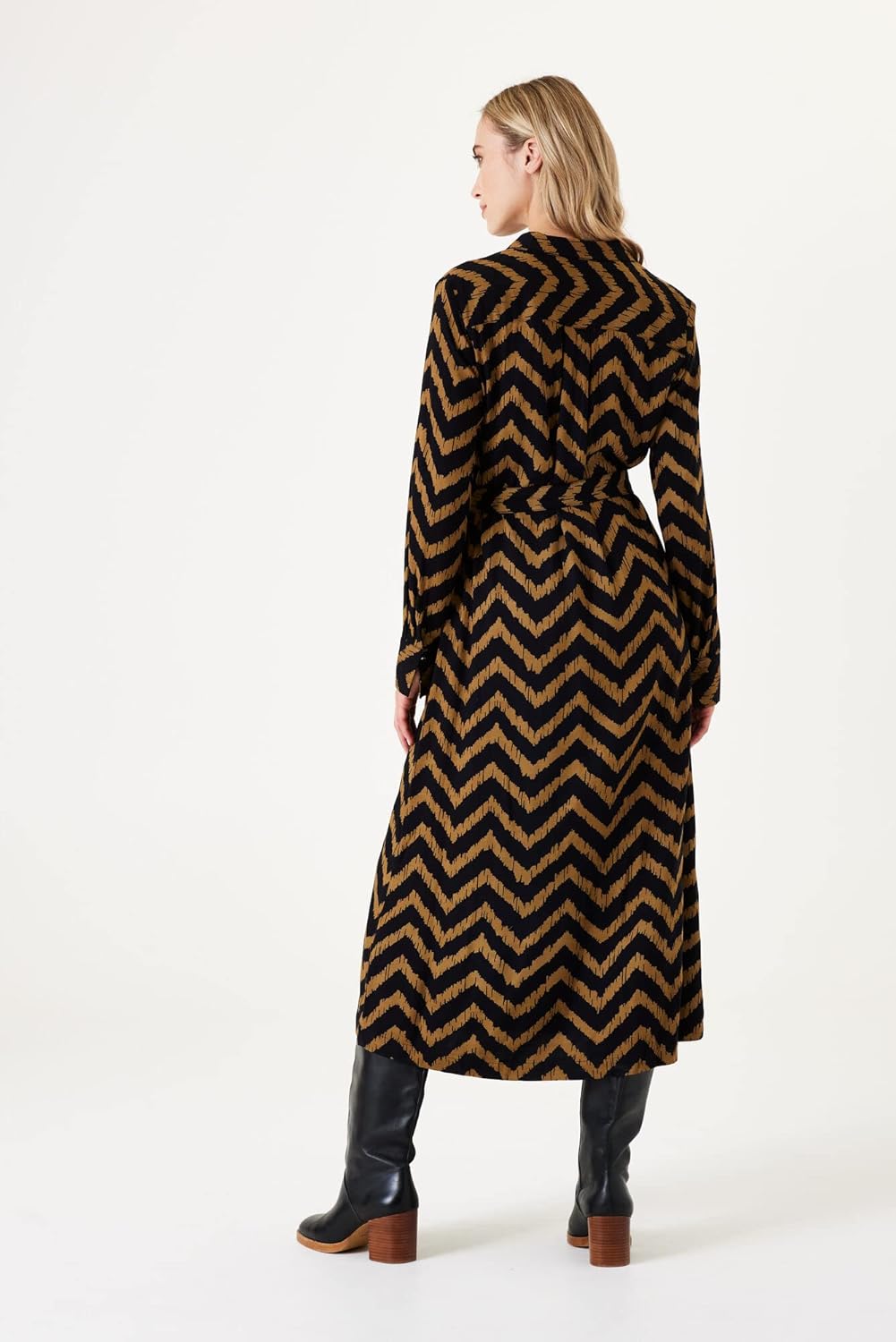 GARCIA Damen Dress Kleid XL Golden Brown, XL Golden Brown