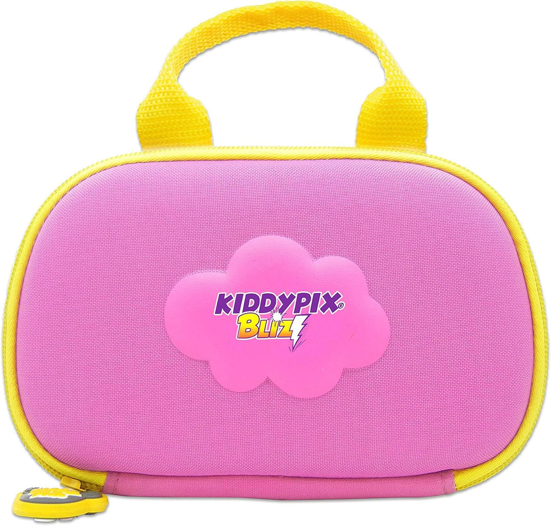 Kiddypix 'Blizz' Kinderkamera mit Webcam-Funktion, gummierte Aussenseite, Integrierte Spiele, Pink