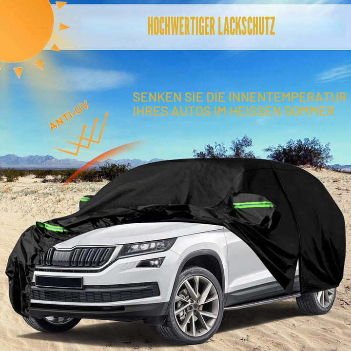 Autoschutzhülle Auto Abdeckung Geeignet für Skoda Kodiaq 2016-2023, Autoabdeckung Auto Abdeckplane m
