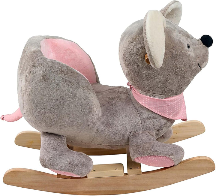 Sterntaler Schaukeltier, Maus Mabel, Alter: 12-36 Monate, Grau/Mehrfarbig Maus Mabel 2020, Maus Mabe