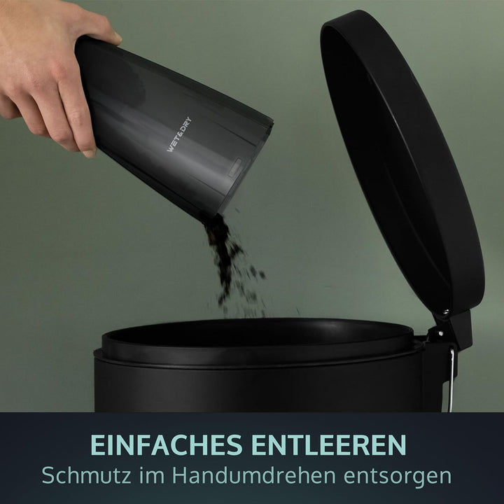 JAP Handstaubsauger Akku S3 - Testsieger Beutellos Handsauger Kabellos - 10000pA 22.2V - Nass Trocke