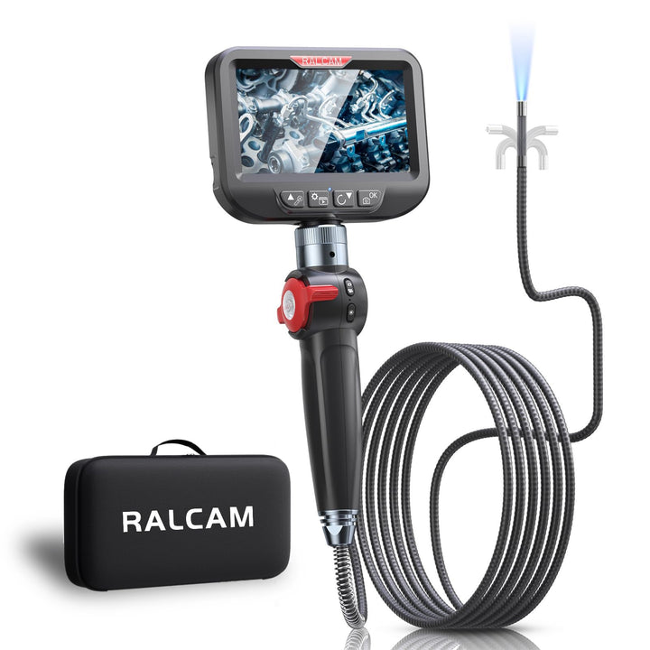Ralcam Endoskopkamera mit Licht Endoscope Camera - Endoskop 8,5 mm Inspektionskamera 4,3" HD 1080P R