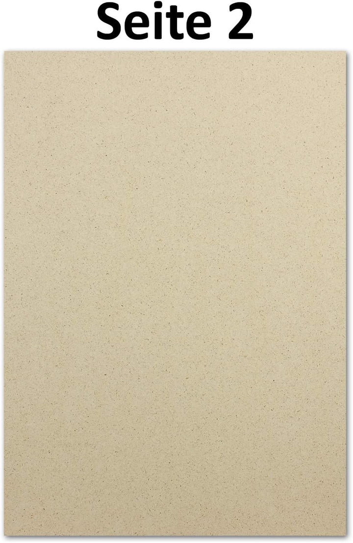 700x ÖKO Briefpapier aus Graspapier DIN A4 - Recycling Papier 120 g/m² - Umwelt Bastelpapier für Ein