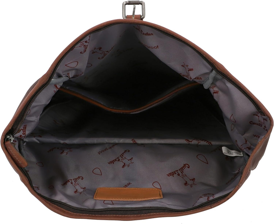 Gusti Gepäckträgertasche Leder - Amets T. Packtasche mit Schultergurt Fahrradtasche Umhängetasche gr