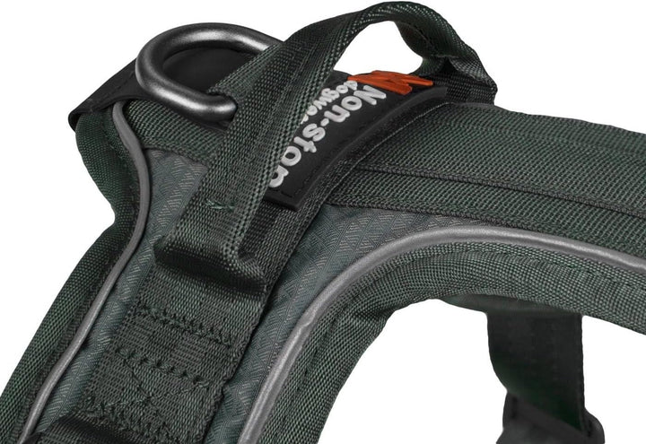 Non-stop dogwear Ramble Harness |Green| Führ und Alltagsgeschirr, Grösse:S