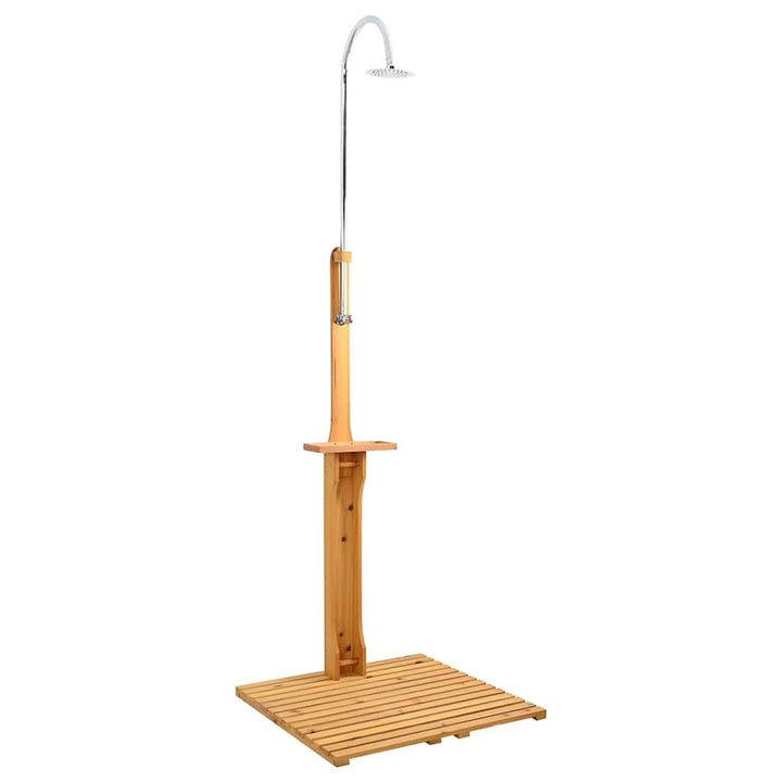 Tomostar Gartendusche, Pooldusche für den Aussenbereich, aus Holz