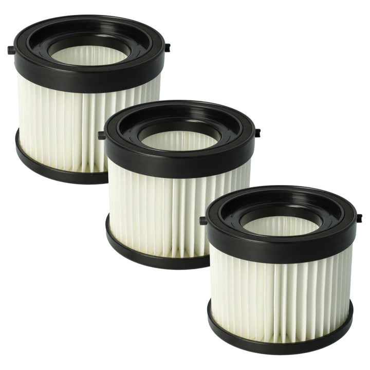 vhbw Filterset 3x Staubsaugerfilter kompatibel mit Milwaukee M18 CV-0, M18 CV Staubsauger - HEPA Fil